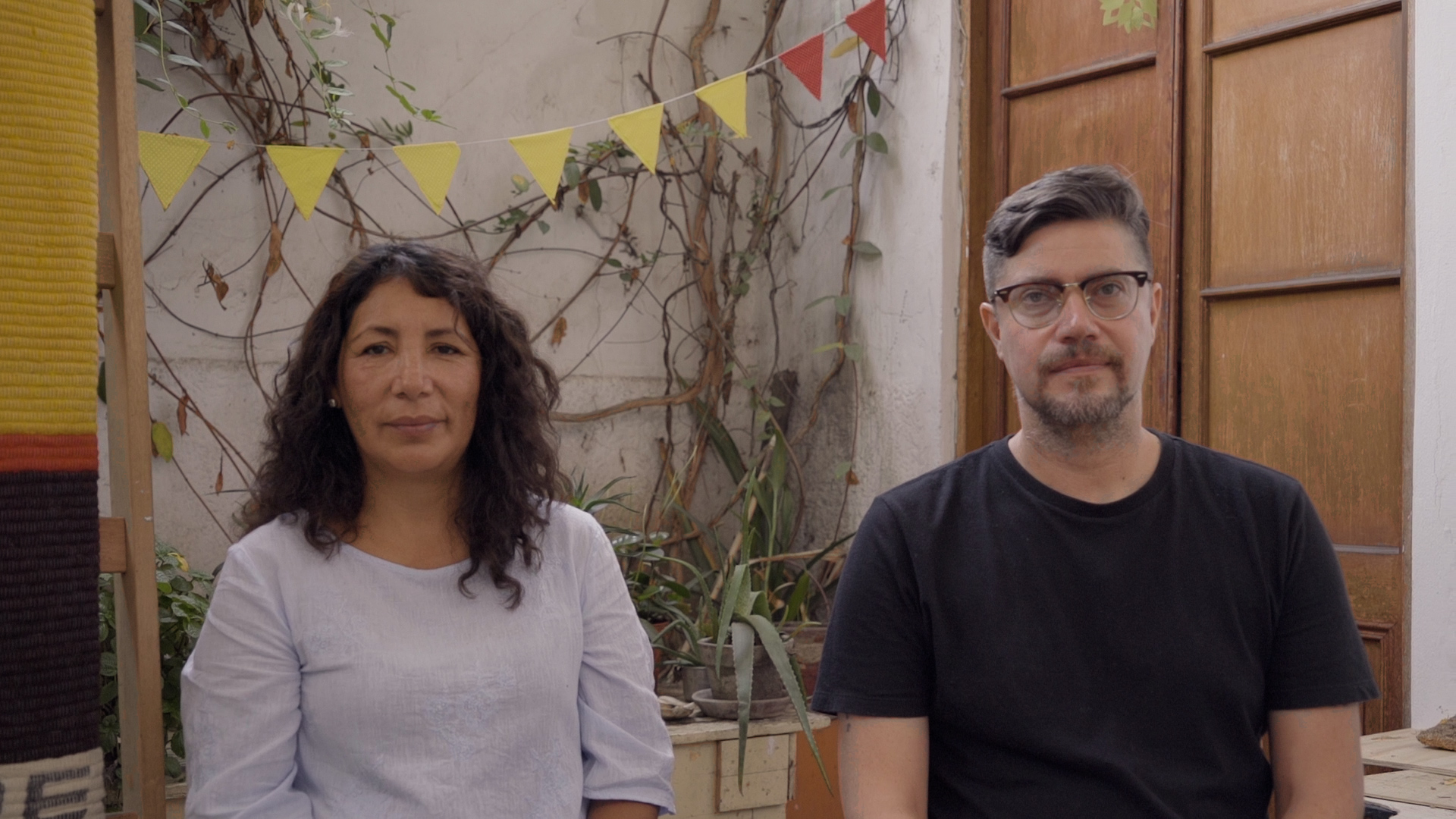 Elvia Paucar y Miguel Aguirre